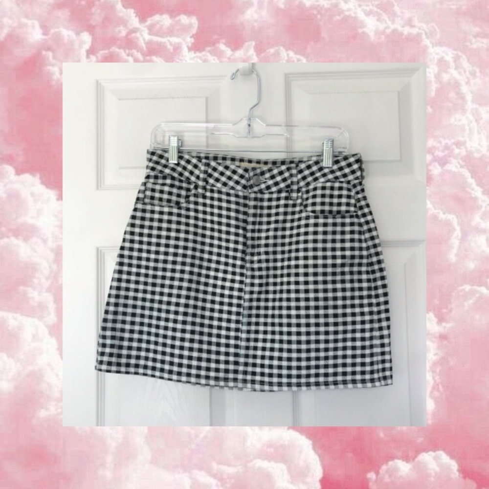 Pacsun checkered skirt